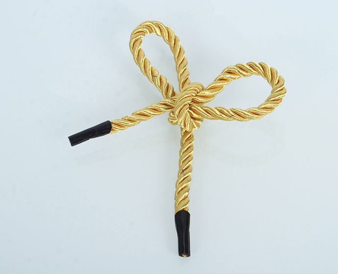 黄色三股绳实拍图